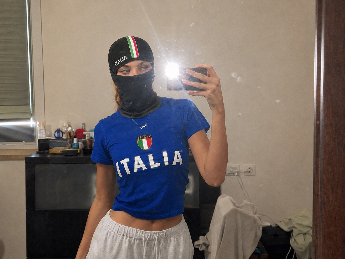 Italy ski mask worn